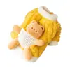 Ropa de Mascota Pequeña de Animales Tridimensional para Otoño e Invierno, Adecuada para Perros Pequeños, con Accesorio para Correa, Abrigo Cálido de Dos Patas de Polar para Perros Mascotas