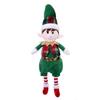 Muñeco Elfo de Tela Rojo y Verde de Navidad de Piernas Largas Payaso de Venta Caliente Transfronteriza Muñeco Elfo para Hombre y Mujer Decoración Navideña