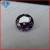 Huagang Gem 9A Ocho Corazones Ocho Flechas Zircón Piedra Suelta al Por Mayor Wuzhou CZ Artificial Hao Piedra Redonda Color Púrpura