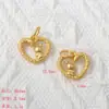 2025 Benmingnian Zodiaco Serpiente Accesorios Arena Antigua Oro Dibujos Animados Adorable Serpiente Fu Serpiente de Amor Conejo Colgante DIY Lote