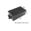 Caja de Conexiones de Plástico Caja para Instrumentos Recinto para Componentes Electrónicos Caja de Encapsulado ABS A24 65x38x22