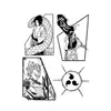 Naruto Dragon Ball Popular Anti-Suor e à Prova d'Água Feminino de Longa Duração Alto Valor Suco de Ervas Masculino Tatuagens Temporárias Meia Manga com Toque de Luxo