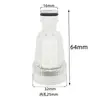 Filtro de Entrada de Agua para Lavadora de Coches de Alta Presión Conector de Boquilla de Plástico Transparente Interfaz de 6 Puntos Accesorios para Máquina de Limpieza Doméstica