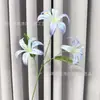 Flores Artificiais 3 Cabeças Lírio Selvagem Flores de Casamento Decoração de Casa Flores Decorativas 3 Cabeças Lírio Dourado Flores Artificiais Suprimento Transfronteiriço