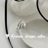 Corea del Sur Diseño Personalizado Joyería Simple de Plata Plata Esterlina S925 Anillo Moonlight Love Apilado con Anillo Ajustable para Mujer