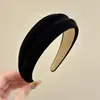 Diadema de Terciopelo Coreana Dulce de Ala Ancha para Mujer 2025 Nueva Diadema de Alta Gama para Uso Diario Pinza Versátil Accesorios para el Cabello