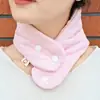 Calentador de cuello de algodón puro para cuello y columna cervical, polaina de algodón para el cuello, a prueba de viento, a prueba de frío, cálido, compresa caliente, calefacción, bufanda pequeña para habitaciones con aire acondicionado