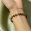 Nueva pulsera de estilo étnico chino para mujer, pulsera de estilo nacional con cuentas de madera, nueva pulsera de nicho, pulsera de lujo ligera para mujer, sentido de alta gama