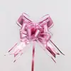 50 Flores de Tirar Mariposa Mate, Flores de Tirar con Cinta Grande para Navidad, Pascua y San Valentín, Lazos de Mariposa de Organza Transfronterizos