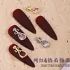 Celebridade da Internet Nova Arte de Unhas Joias Luxo Leve Alta Retenção de Cor Série Estilo Nacional Diamante Zircônia Pipa Tridimensional Broca de Decoração para Unhas