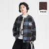 Ropa de Abrigo de Algodón Grueso Estilo Coreano a Cuadros de Lana para Niños Invierno 2025 Nueva Chaqueta de Algodón para Jóvenes y Niños