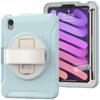 Adecuado para iPad Mini6/Mini (Funda Protectora para Tablet A17Pro con Ranura para Lápiz de Adsorción Estuche Anticaídas