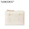 Diseño Fresco Temático de Gatos 80% de descuento Cartera de Mujer con Cremallera Cartera Corta Multifuncional Portatarjetas de Alta Gama Billetera