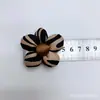 Estampado de Leopardo, Estampado de Cebra, Accesorios de Flor de Moño 3D Rellenos de Algodón, Accesorios de Ropa DIY, Accesorios para Zapatos y Calcetines, Accesorios para Bolsos