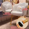 Silla de Maquillaje Habitación de Niñas Simple Moderna Accesible Lujo Tocador Taburete Respaldo Venta al por Mayor ins Silla Pétalo para Manicura