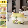 Caja de Almacenamiento para Juguetes Infantiles, Caja de Almacenamiento Doméstica de Gran Capacidad para Snacks, Ropa y Juguetes de Bebé, Caja de Almacenamiento Móvil