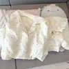 Pijamas de Algodón Nube para Mujer Verano Delgadas Lindas de Dibujos Animados Manga Corta Shorts Sueltos Conjunto de Ropa para Casa de Celebridad de Internet Se Puede Usar Afuera