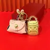 Llavero de Oro Puro 999 Shenzhen Shuibei, Accesorio para Bolso, Colgante de Oro, Regalo para Novia o Mejor Amiga