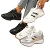 Sapatos estilo "dad shoes" importados para mulheres plus size de cintura fina, novos sapatos casuais estudantis de sola grossa para primavera-verão 2026, sapatos esportivos femininos Cortez