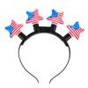 Brilhos Dia da Independência Americana da Amazônia Luz LED Estrela de Cinco Pontas Brilhante Brincos Pulseira Headband Colar