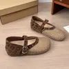 Zapatos Mary Jane de Malla Tejida de Nuevo Estilo 2026 para Mujer, Zapatos Versátiles de Malla Poco Profunda con Suela Gruesa y Correa Única