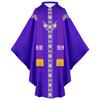 Halloween Medieval Cosplay Sacerdote Borla Capa Larga Juego de Rol Disfraz Túnica de Cosplay