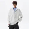 Otoño 2026 Nuevo Elegante Chic Versátil Falso Dos Piezas Solapa Manga Larga Temperamento Camisa Base Top Casual