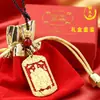 Popular colgante amuleto de la suerte del Tío Tong con bendiciones de los Tres Inmortales, un amuleto para atraer la riqueza para hombres y mujeres, colgante de seguridad portátil, venta al por mayor
