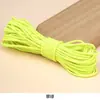 Cuerda elástica muy elástica, duradera y colorida, cordón elástico redondo para cuerdas de saltar infantiles, coleteros, cinturas y accesorios de ropa