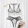 Conjunto de Pijama Sexy Feminino Renda Desejo Puro com Alças, Curto Cintura Marcada Abraça Quadril