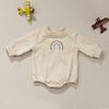 Ropa Nueva de Primavera y Otoño para Niños Ropa para Recién Nacidos Clase A Ropa de Una Pieza de Manga Larga Arcoíris Hassel Ropa para Escalar Ropa para el Hogar