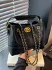 2025 Nueva Bolsa Tote de Gran Capacidad para Viajes Diarios Bolso de Cadena con Candado de Diamante a la Moda Bolso Cruzado de Hombro Versátil para Mujer