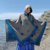 Chal bohemio, capa exótica para mujer, adecuada para viajes a Xinjiang, excursiones por la pradera y sesiones de fotos, capa exterior de estilo étnico