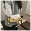 Bolsas de Mujer Transfronterizas 2025 Nueva Moda Elegante Versátil para el Trabajo Diario Casual Dulce Linda Bolso de Hombro Cruzado
