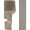 63mm Europeo y Americano clásico color sólido imitación lino cinta de lino rollo de lino corona lazo material correa de jardinería punto 10Y
