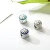 Pulsera de copos de nieve con cuentas para manualidades navideñas, accesorios, regalo navideño, collar brillante de Navidad, cuerda de cuentas sueltas