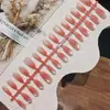 ColeçãoConjunto de 30 Peças de Unhas Usáveis com Pedras de Vidro e Efeito Olho de Gato, Toque de Luxo, Efeito Iluminador, Arte de Unhas Simples, Unhas Pré-Fabricadas