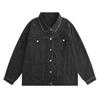 Chaqueta vaquera transfronteriza de comercio exterior para hombre, nueva, estilo Hong Kong, juvenil, informal, holgada, para hombre