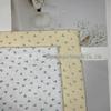 Gaze de algodão de dupla camada com estampa floral pequena e crepe tecido de algodão para bebê para casa pijama infantil bolha