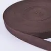Fita de Poliéster-Algodão de Trama Simples para Mochila Cinto Elástico de Yoga Cós Bolsa de Lona Portátil Tecelagem de Amarração para Acessório de Roupa de Algodão