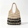 2026 Bolso de Mano Nuevo Bolso de Playa Bolso Tejido Bolso Tejido de Elefante Estilo Resort Tailandés Bolso Estilo Bohemio
