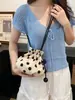 Bolso de Lunares para Mujer, Nuevo Bolso de Hombro y Axila de Moda Trendy para Verano 2026, Bolso Cruzado Tipo Cubo Versátil y Exquisito