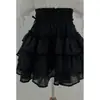 En stock: Dulce atuendo de verano estilo japonés para niñas, adecuado para el uso diario, con un elegante top de hombros descubiertos y una falda de cintura alta.