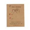 Venta caliente transfronteriza retro papel kraft creativo rosa pulsera de compromiso expositor de pulseras de cartón embalaje venta al por mayor
