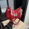 Bolso de Moda para Mujer 2024 Verano Nuevo Estilo Coreano Moderno de Alta Gama Bolso de Hombro Niche Sencillo Casual Bandolera