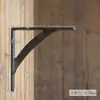 Suporte Triangular de Ferro Fundido Forjado Espesso Vintage Suporte de Prateleira Fixo de Ângulo Reto Montado na Parede Suporte de Prateleira com Suporte de Carga Galhada