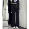 Calça Jeans Bootcut Preta para Mulheres no Outono e Inverno Forrada com Lã Tamanho Grande para Pessoas Plus Size Cintura Alta Efeito Emagrecedor Figura em Pera Calça Flare Elástica
