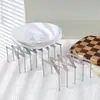 Escurridor de platos expandible y engrosado de acero inoxidable para exportación, un utensilio de cocina multifuncional para cocinar al vapor y escurrir tazones y platos
