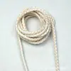 Cuerda de 4MM de la fábrica de origen, en stock para entrega directa, cuerda redonda trenzada de 4 cabos para accesorios de ropa, componentes hechos a mano y colgantes para llaves