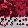 Série Magenta 3/4/5/6mm série [PL14] Acessórios para roupas de bordado francês Contas PET costuradas à mão